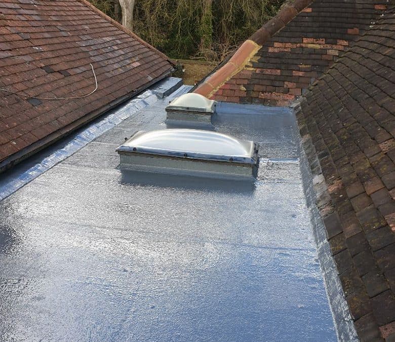 GRP roofing installation